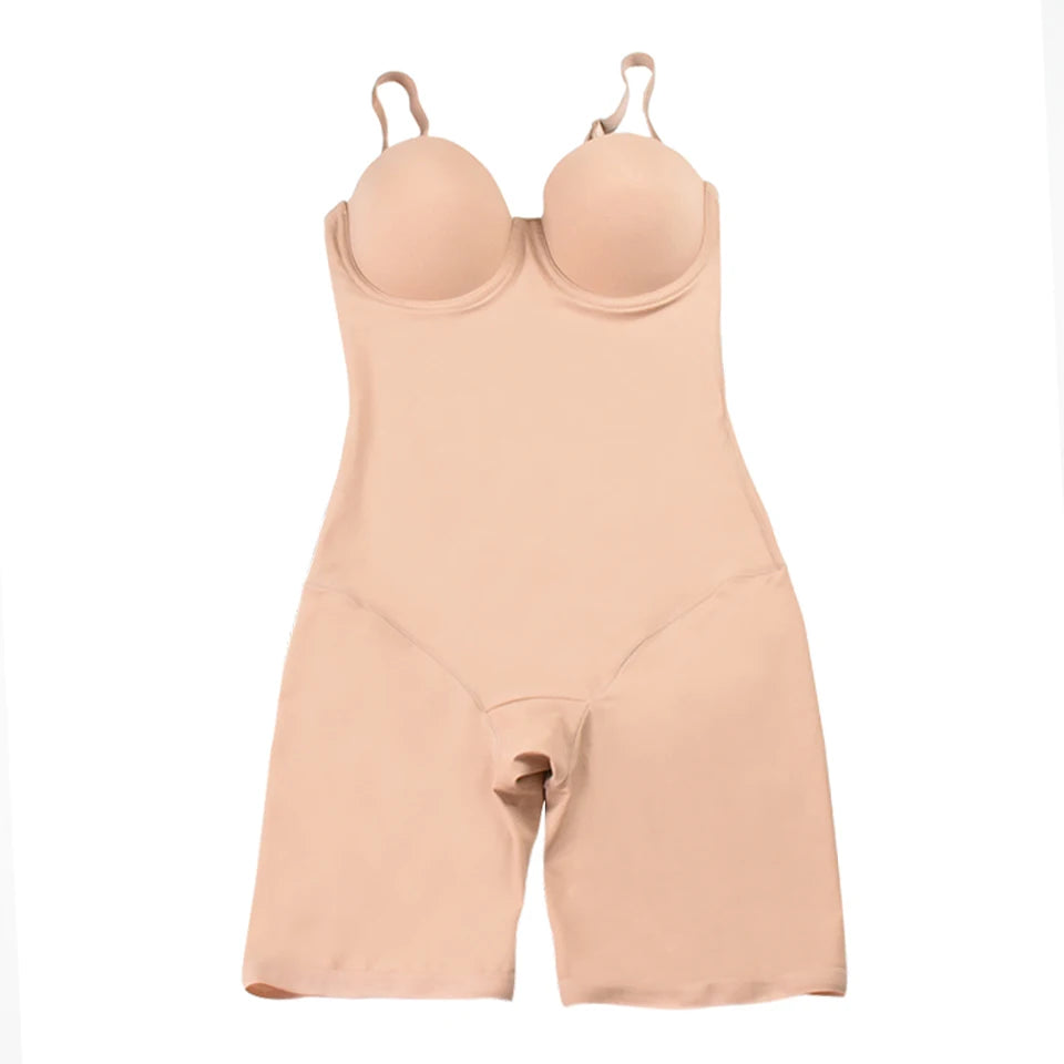 Bodysuit Women Shapewear Body Shaper With Cup Compression Bodies Belly Sheath Waist Trainer Reductive Slimming Underwear