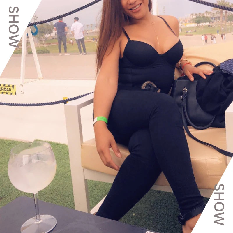 Bodysuit Women Shapewear Body Shaper With Cup Compression Bodies Belly Sheath Waist Trainer Reductive Slimming Underwear