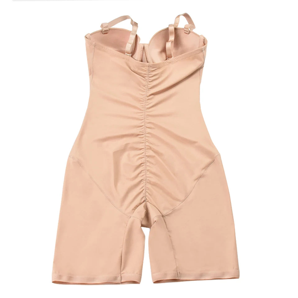 Bodysuit Women Shapewear Body Shaper With Cup Compression Bodies Belly Sheath Waist Trainer Reductive Slimming Underwear