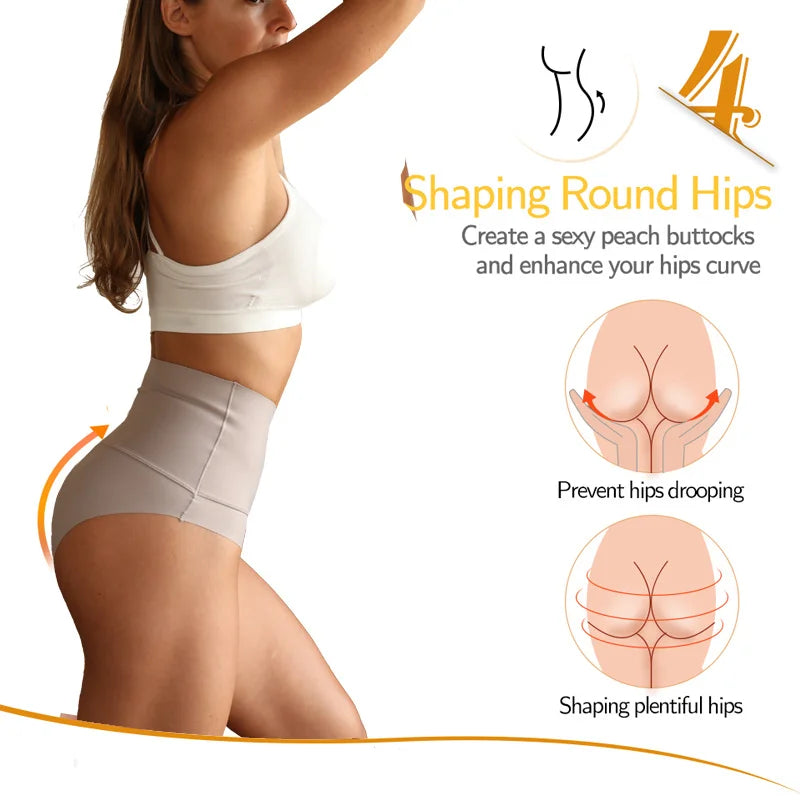 Women Sexy Seamless Shapewear Bodysuit Ice Silk Breathable Tummy Control Butt Lifter Briefs Female Slimming Underwear Finetoo