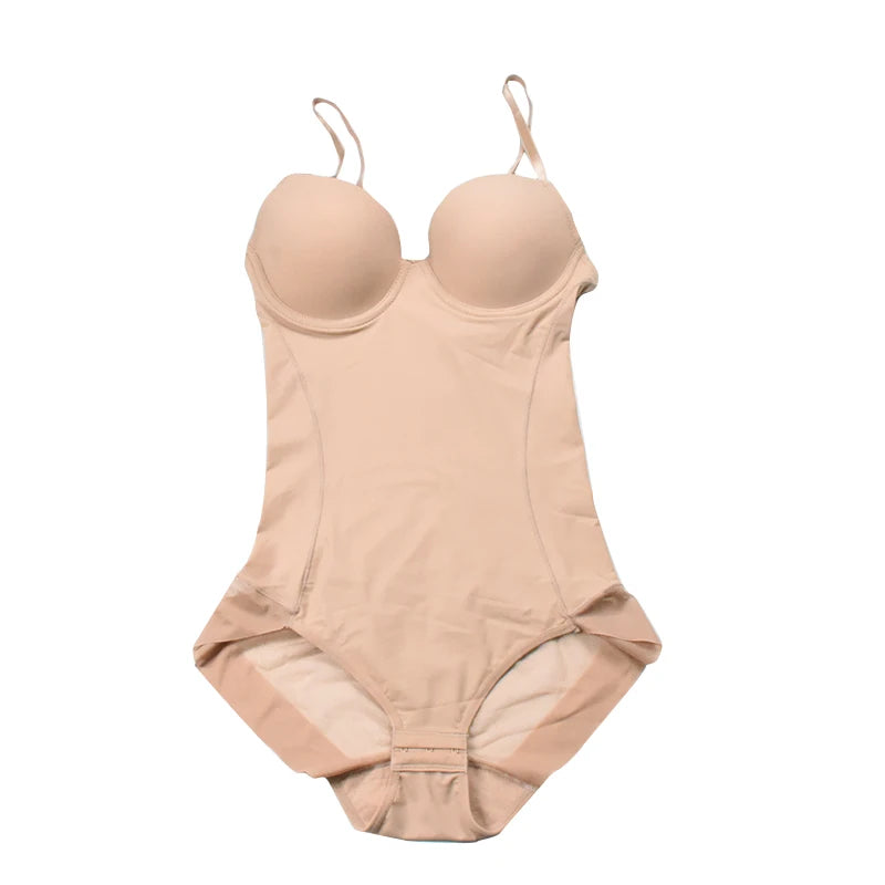 Bodysuit Women Shapewear Body Shaper With Cup Compression Bodies Belly Sheath Waist Trainer Reductive Slimming Underwear