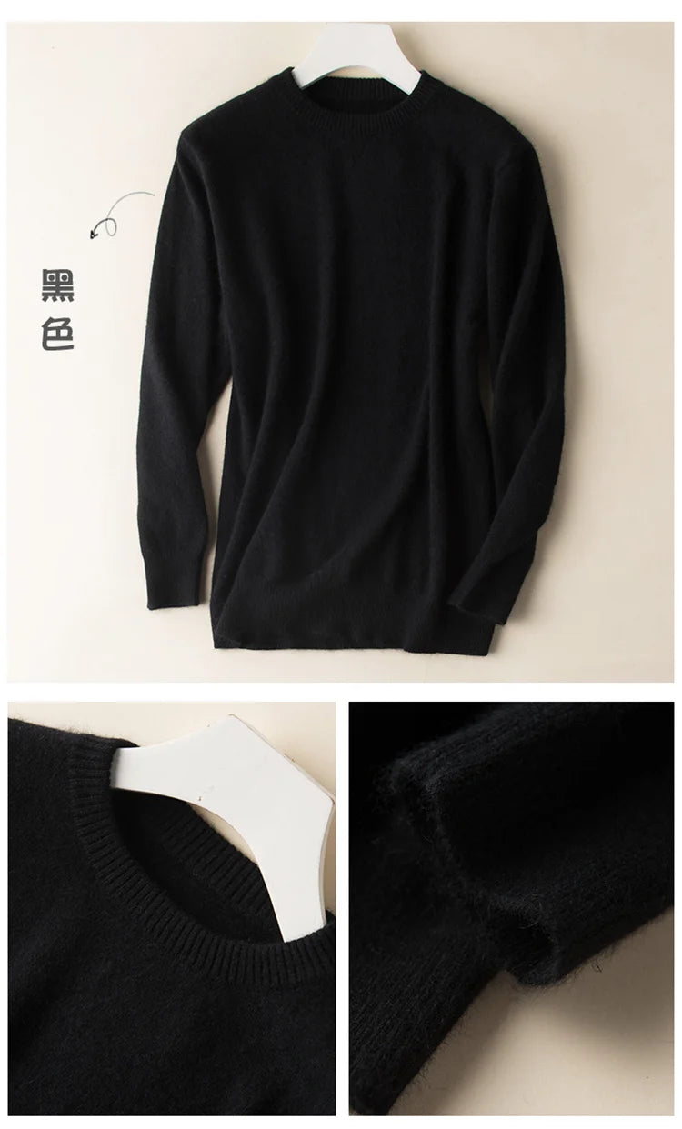 Classic Pullover V-Neck Sweater Men 2024 Autumn Winter Cashmere Cotton Blend Warm Jumper Clothes Pull Homme Man Hombres Sweater