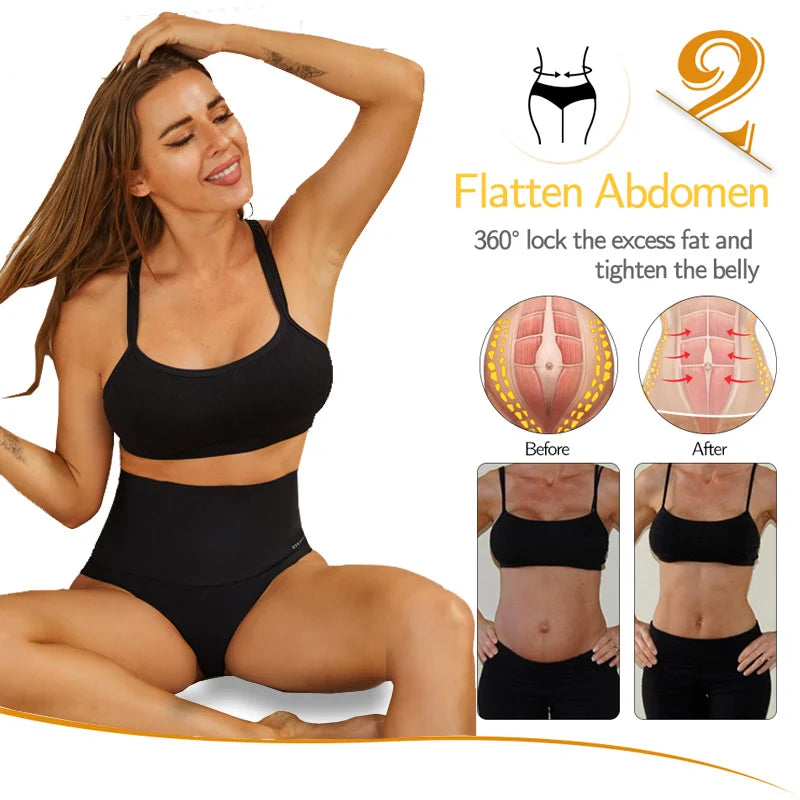 Women Sexy Seamless Shapewear Bodysuit Ice Silk Breathable Tummy Control Butt Lifter Briefs Female Slimming Underwear Finetoo