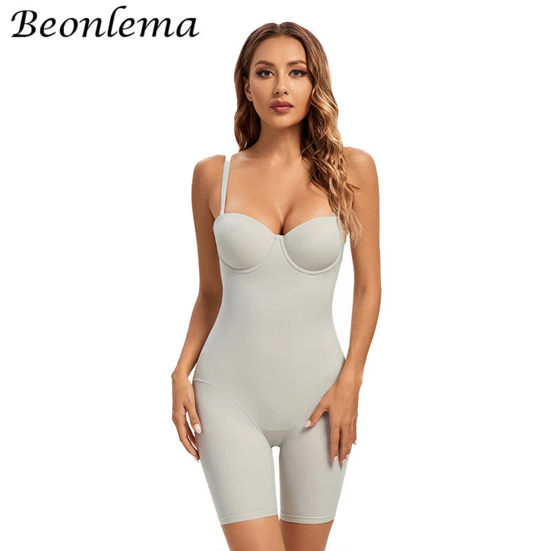Bodysuit Women Shapewear Body Shaper With Cup Compression Bodies Belly Sheath Waist Trainer Reductive Slimming Underwear