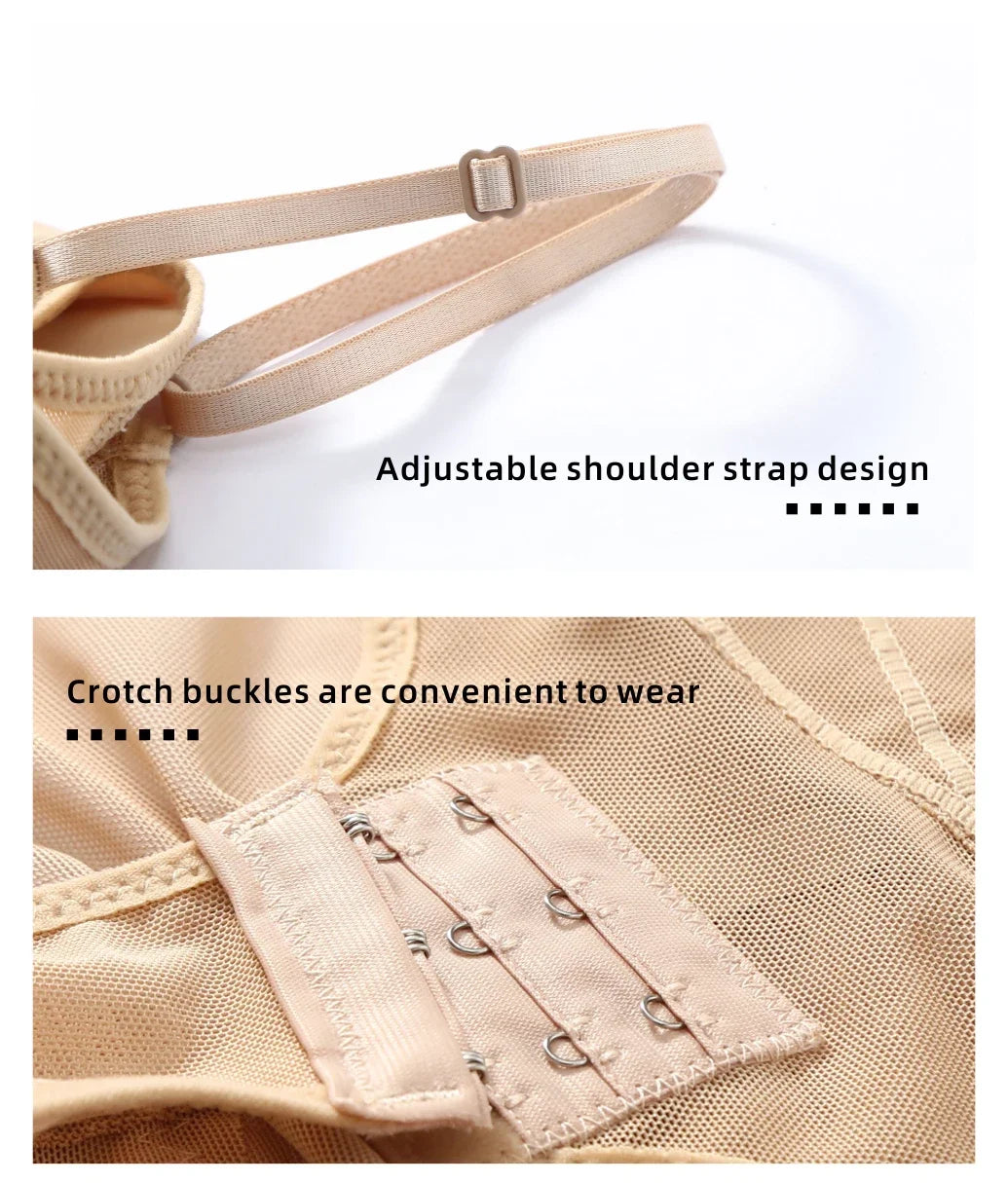 Girdles for Women Sculpting Bodysuit Cross Compression ABS Shaping Slimming Shapewear Full Body Shaper Tummy Control Faja Corset