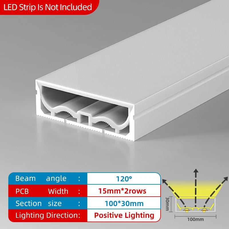 Side Bend Silicone Front Emitting LED Light Channel Flexible Holder Cabinet Kitchen Wardrobe Shelf Lighting