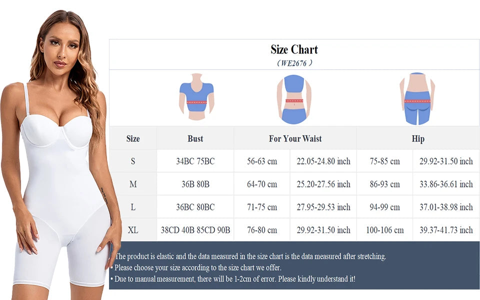 Bodysuit Women Shapewear Body Shaper With Cup Compression Bodies Belly Sheath Waist Trainer Reductive Slimming Underwear