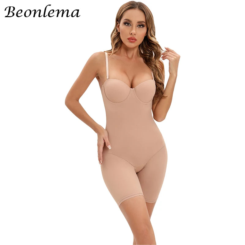 Bodysuit Women Shapewear Body Shaper With Cup Compression Bodies Belly Sheath Waist Trainer Reductive Slimming Underwear