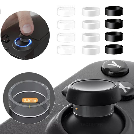 4pcs/8pcs Elastic Joystick Protective Ring for PS5/ PS4/ Steam Deck Rocker Silicone Rubber Ring Cover for Rog Ally Accessories