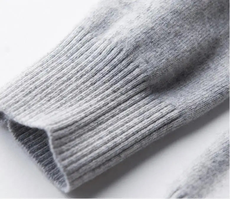 Classic Pullover V-Neck Sweater Men 2024 Autumn Winter Cashmere Cotton Blend Warm Jumper Clothes Pull Homme Man Hombres Sweater