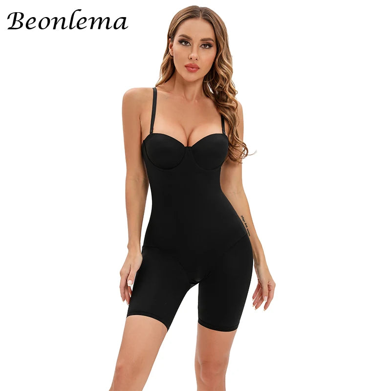 Bodysuit Women Shapewear Body Shaper With Cup Compression Bodies Belly Sheath Waist Trainer Reductive Slimming Underwear