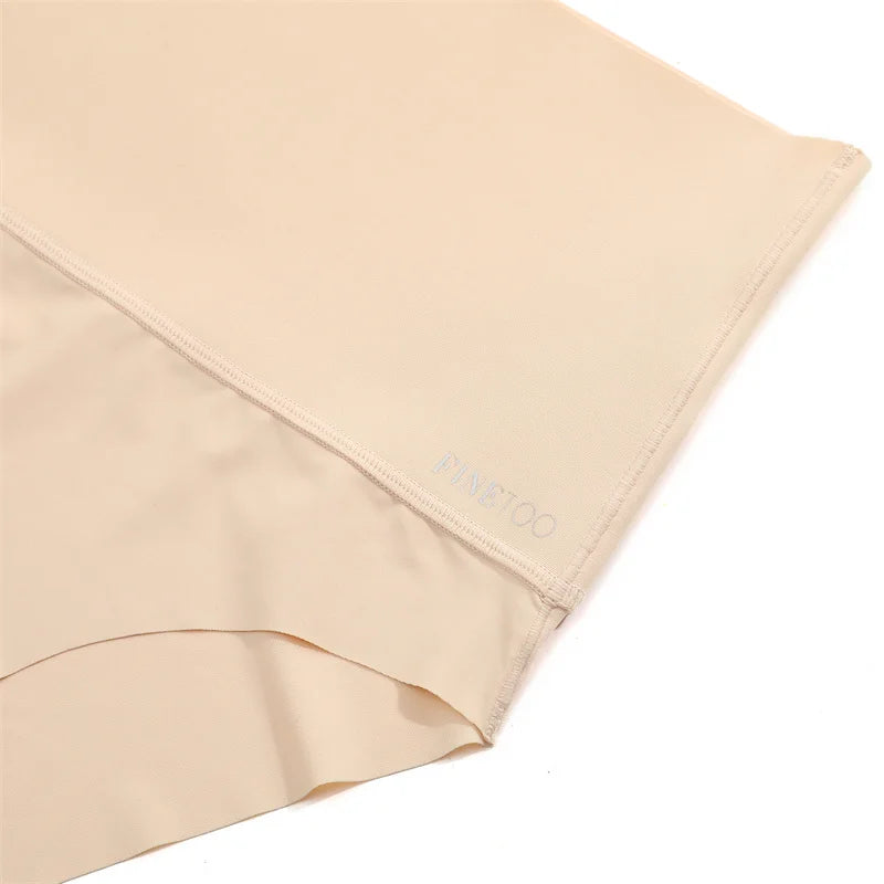 Women Sexy Seamless Shapewear Bodysuit Ice Silk Breathable Tummy Control Butt Lifter Briefs Female Slimming Underwear Finetoo