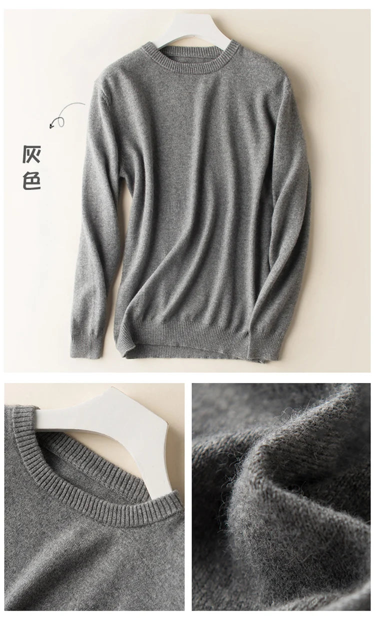 Classic Pullover V-Neck Sweater Men 2024 Autumn Winter Cashmere Cotton Blend Warm Jumper Clothes Pull Homme Man Hombres Sweater