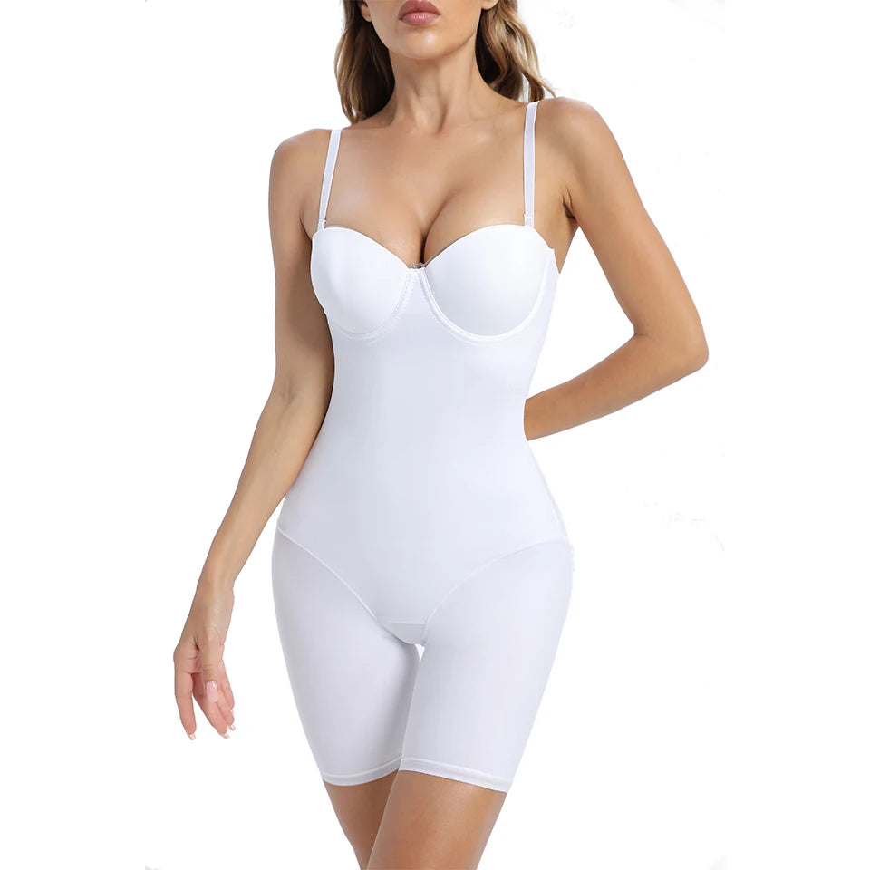 Bodysuit Women Shapewear Body Shaper With Cup Compression Bodies Belly Sheath Waist Trainer Reductive Slimming Underwear