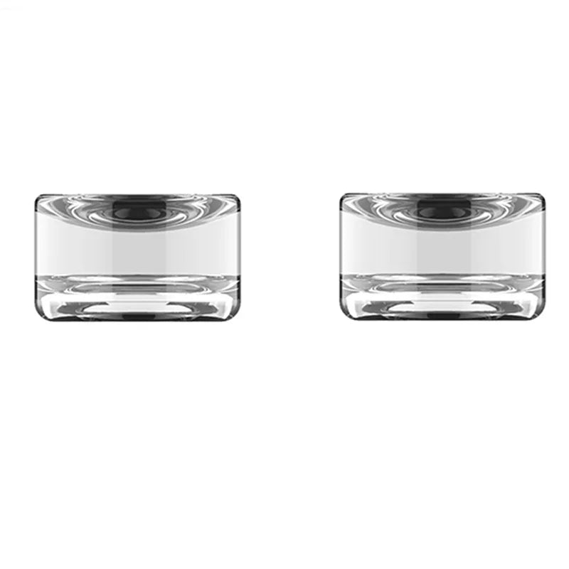 2PCS For PS5 PS4 Xbox One S Xbox Series X/S Joystick Thumbstick Case Transparent Clear Silicone Thumb Stick Grip Cap