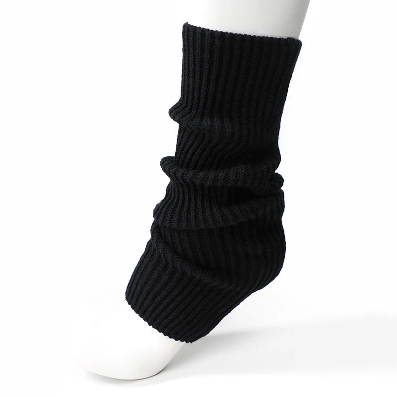 ZYM Winter Latin Dance Socks Leg  Ankle Warmer with Hole Ballet Accessories #WT