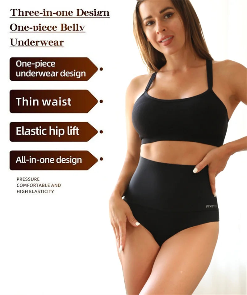 Women Sexy Seamless Shapewear Bodysuit Ice Silk Breathable Tummy Control Butt Lifter Briefs Female Slimming Underwear Finetoo