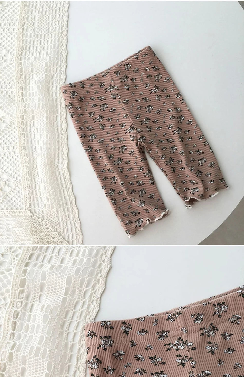 Girls Summer Pajamas Set Short Sleeve Shorts Floral Korean Style Rayon Two Piece Sleepwear Home Loungewear Kids Nightwear Outfit